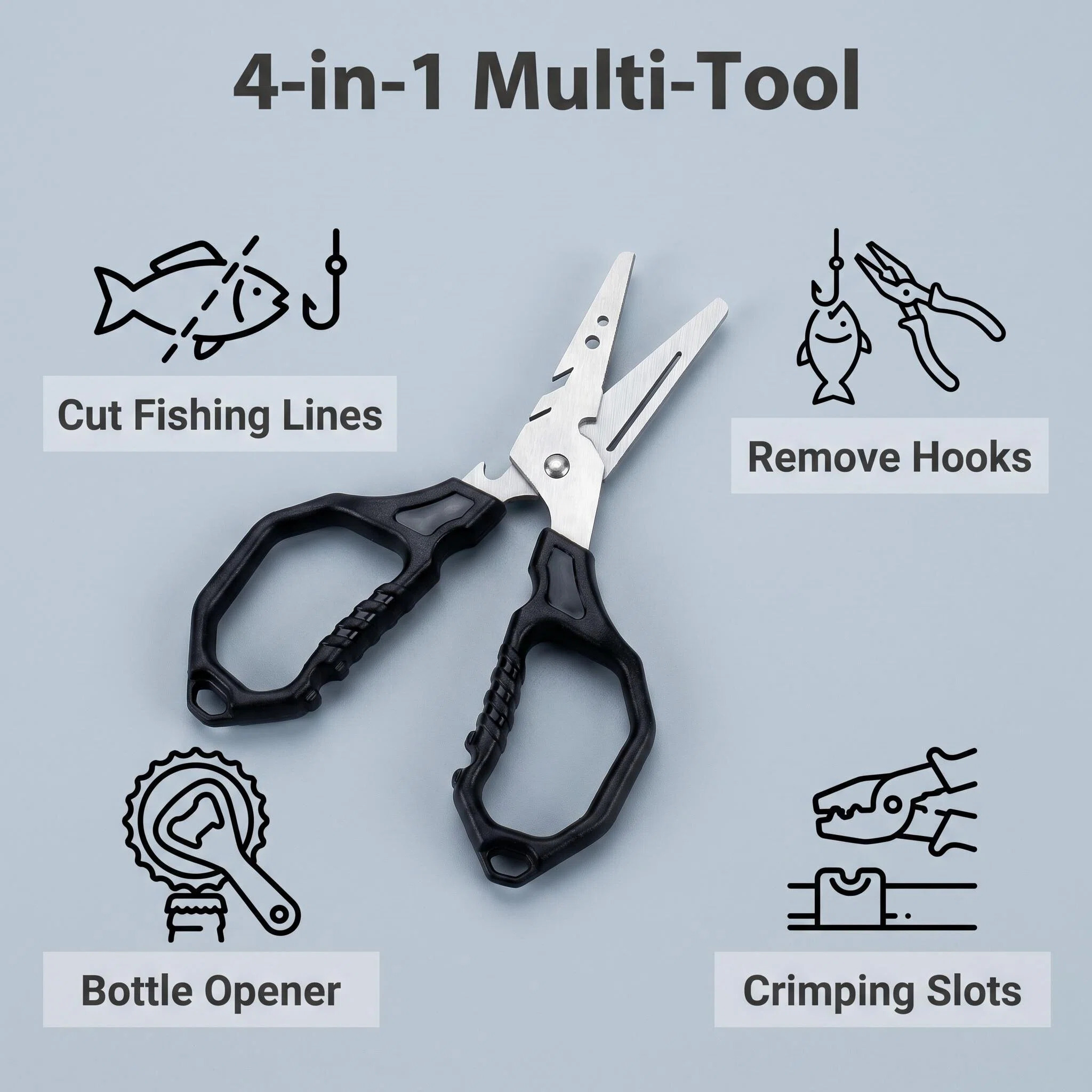 다기능 낚시 가위 스테인레스 스틸 라인 커터 (훅 제거 - Fishing Line Cutter 리뷰 및 가격